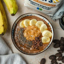 Chocolate & Banana Smoothie Bowl