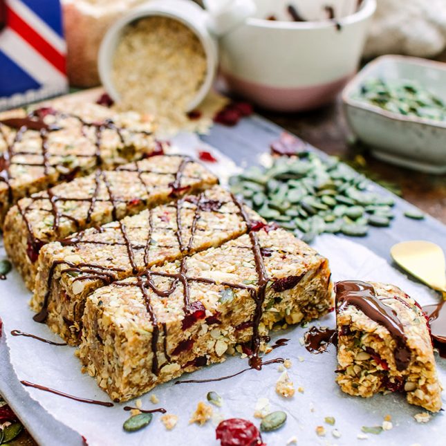 Berry & Mixed Nut Muesli Bars Recipe from the Mornflake Mighty Oats