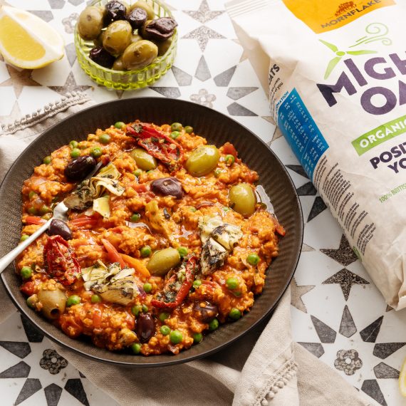 Vegan Oat Paella