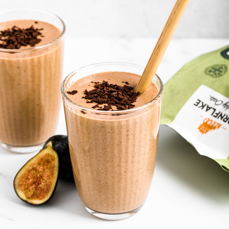 Fig Almond Butter Smoothie – Mornflake - Mighty Oats