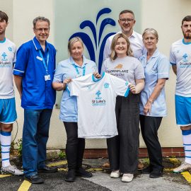 Mornflake donate shirt sponsorship to St Luke’s Hospice