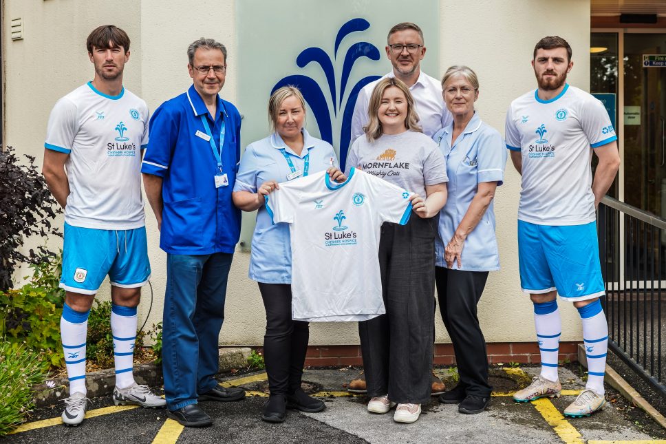 Mornflake donate shirt sponsorship to St Luke’s Hospice