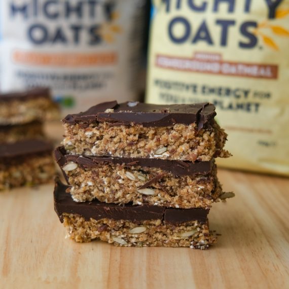 Chocolate Topped Granola & Nut Bars